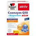 Produktbild: Doppelherz Coenzym Q10 + Magnesium EXTRA + B-Vitamine - 90 mg hochdosiert Coenzym Q10 Ubiquinon pro Tagesportion in einer Kapsel - 90 Kapseln