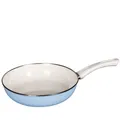 Produktbild: RIESS 0057-032 RIESS Emaille Ceramicglas Pfanne Nouvelle 28 cm, Blue / Bratpfanne