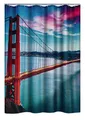 Produktbild: RIDDER Duschvorhang Textil San Francisco Multicolor 180x200 cm
