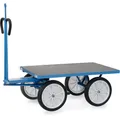 Produktbild: Fetra Handpritschenwagen mit Zugöse 1.000 kg Ladefläche 1.200 x 800 mm Vollgummi
