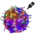 Produktbild: VOLTRONIC 50 LED bunte Lichterkette Weihnachtsbeleuchtung Deko IP44