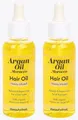 Produktbild: 2x Haaröl 100ml Bio Arganöl of Morocco mit Honig Feuchtigkeit Glanz Haarwachstum