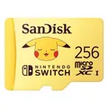 Produktbild: Sandisk Speicherkarte SDSQXAO 256G GN6ZK POKEMON Pikachu Gelb