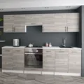 Produktbild: KÜCHE KÜCHENZEILE KÜCHENBLOCK MODERN 240 CM Einbauküche eiche nelson