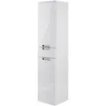Produktbild: Schildmeyer Badschrank Mars 130508, hochglanz weiß, stehend / hängend, (B/H/T) 33 x 159 x 32cm