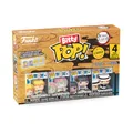 Produktbild: Funko Bitty POP! 4 Pack: Demon Slayer - Zenitsu Agatsuma, Mitsuri Kanroji, Kanao Tsuyuri, Mystery Mini Figure - Styles May Vary - 0,9 Zoll (2,2 cm) Sammelbar - Stapelbares Display-Regal enthalten