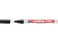 Produktbild: 10er PACK(Stk) EDDING 4-780001 Lackmarker 780 schwarz Strichbreite 0,8 mm Rundsp
