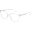 Produktbild: Hugo HG 1365 Damen-Brille inkl. Gläser Vollrand Panto Kunststoff-Gestell 53/15/145, transparent