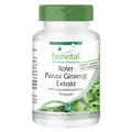 Produktbild: Roter Panax Ginseng Extrakt 400 mg 90 Kapseln - 20% Ginsenoside VEGAN| fairvital