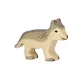 Produktbild: Holztiger Tierfigur HOLZTIGER Wolf aus Holz - klein