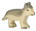 Produktbild: Holztiger 80110 Wolf, klein Holzfigur bemalt