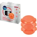 Produktbild: Wpro STM006 Dampfgarbehälter für die Mikrowelle (rund, 1,5 l) orange