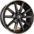 Produktbild: 4 Alufelgen BORBET LX Black Glossy Gold Spoke Rim 8x18 ET40 5x112 18 Zoll