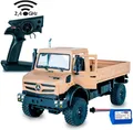 Produktbild: Jamara RC-LKW Mercedes-Benz Unimog U5023 beige 2,4GHz, LED-Licht, Maßstab 1:14