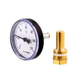 Produktbild: Bimetall-Zeigerthermometer 0-120°C 40 mm Fühler und 63 mm Gehäuse