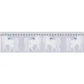 Produktbild: A.S. Creation Vlies-Bordüre Einhorn 5 m x 0,13 m Grau-Rosa-Weiß FSC®