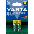 Produktbild: 2x Akku Mignon AA HR6 1,2V 2600mAh Varta Rechargeable Accu ReadyToUse Typ 5716