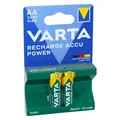 Produktbild: Varta Recharge Accu Power AA LR06 Mignon NiMH 2600mAh 1,2V | 2er Blister