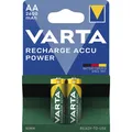 Produktbild: Varta Recharge Akku Power AA HR6 1,2V Wiederaufladbare Batterien 2600mAh