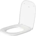 Produktbild: Duravit WC-Sitz DU WC-Sitz D-CODE ohne SoftClose 006731 Scharniere edelstahl, weiß