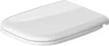 Produktbild: Duravit D-Code WC-Sitz, Bügelbefestigung, mit Scharnieren aus Edelstahl, Weiß