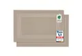 Produktbild: Komfortec Badematte Badvorleger aus 100% Baumwolle, 50x70 cm Duschvorleger, Waschbar Duschmatte, Frottee, Rechteckig, 600 g/m², 2er Set, Saugfähig & Schnelltrocknend