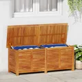 Produktbild: Gartenbox mit Lüftungsschlitzen 150x50x56 cm Massivholz Akazie