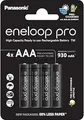 Produktbild: Panasonic eneloop pro BK-4HCDE/4BE - Batterie 4 x AAA - (wiederaufladbar)