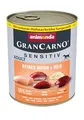 Produktbild: animonda GranCarno Hunde Nassfutter Sensitiv Reines Huhn + Reis (6 x 800g), getreidefreies Hundenassfutter ohne Zucker, für ausgewachsene Hunde, mit frischen fleischigen Zutaten