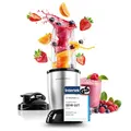 Produktbild: GOURMETmaxx Nutrition Mixer | Smoothie Maker - 4-tlg. | Standmixer mit großem 700-ml-Mixbecher & To go Deckel | Blender mit 22.000 U/min | Food Processor für Shakes, Smoothies etc.
