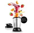 Produktbild: GOURMETmaxx Standmixer Smoothie Maker & Standmixer 4tlg. Set - 500W & 22.000 U/min, 500 W, Elektrischer Mini-Mixer 700ml mit 9 Funktionen