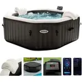 Produktbild: Whirlpool Intex Pure Spa Bubble Jet Massage 201x71cm Aufblasbar 4 Personen 28458