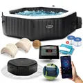 Produktbild: INTEX PureSpa Jet & Bubble Deluxe Standard 201x71cm Aufblasbarer Whirlpool