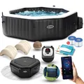 Produktbild: Intex PureSpa Whirlpool 4 Personen 180x71cm mit Hydromassage & Heizung 40°C