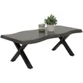 Produktbild: Boxxx Couchtisch, Grau, Schwarz, Metall, Holzwerkstoff, rechteckig, X-Form, 60x42x110 cm, Wohnzimmer, Wohnzimmertische, Couchtische, Couchtische Metall