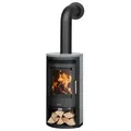 Produktbild: Justus Baltrum 5 D 2.0 Kaminofen Stahl Schwarz / Speckstein - Schwarz