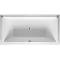 Produktbild: Duravit - Badewanne Starck Rechteckig 2000x1000 mm, 2 Rückenschrägen, mit einer Nackenstütze, aus Sanitäracryl, Weiß