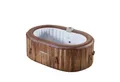Produktbild: Arebos Whirlpool Aufblasbar, In- & Outdoor, 190x120 cm oval, 2 Personen, (Komplett-Set)