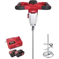 Produktbild: Flex - Mischer mxe 18.0-EC/5.0 Set mit Schaufel Ø120 + 2 Batterien 5Ah + Ladegerät - 495972