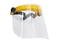 Produktbild: BGS Technic Gesichtsschutzschild transparent aus Kunststoff für Werkstatt und Haushalt mit verstellbarem Kopfband und Schutzfolie, 3703)