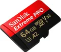 Produktbild: SanDisk Extreme Pro microSD Speicherkarte 32 GB 64GB,128/256  4K,U3, A2, Class10