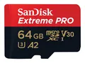 Produktbild: SanDisk Extreme Pro microSDXC A2 UHS-I U3 V30 200MB/s Speicherkarte + Adapter