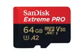 Produktbild: 619659188573 Extreme Pro microSDXC 64GB 200/90 MB/s A2 V30 SANDISK