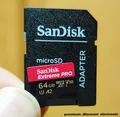 Produktbild: SanDisk Extreme Pro 64 GB Micro SDXC SD Speicherkarte 200 MB/s UHS-I U3 V30 A2