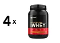 Produktbild: 4 x Optimum Nutrition 100% Whey Gold Standard (2lbs) Chocolate (55,12 EUR/kg)
