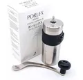 Produktbild: PORLEX Kaffeemühle Mini 2 - Handkaffeemühle - aus Edelstahl mit Keramikmahlwerk - grau, Keramikmahlwerk