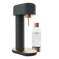 Produktbild: Mysoda: Stilvoller Ruby 2 Wassersprudler aus robustem Aluminium (ohne CO2-Zylinder) mit hochwertiger 1-Liter-Wasserflasche in Premiumdesign - Schwarz-Kupfer