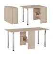 Produktbild: B-Ware Tisch Klapptisch Esstisch klappbar Funktions -Büro -Tisch Sonoma Eiche