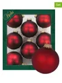 Produktbild: Krebs Glas Lauscha Christbaumkugeln in Rot - 8 Stück, Damen