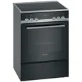 Produktbild: Siemens Herd iQ500, Schwarz, Edelstahl, Metall, Glas, A, 60x85.0-86.0x60 cm, Kindersicherung, Digitaldisplay, Elektronikuhr, Türdämpfung, Schnellaufheizung, Vollglas-Innentür, Versenkknebel, Backofenbeleuchtung, Küchen, Küchenelektrogeräte, Herde, Standherde